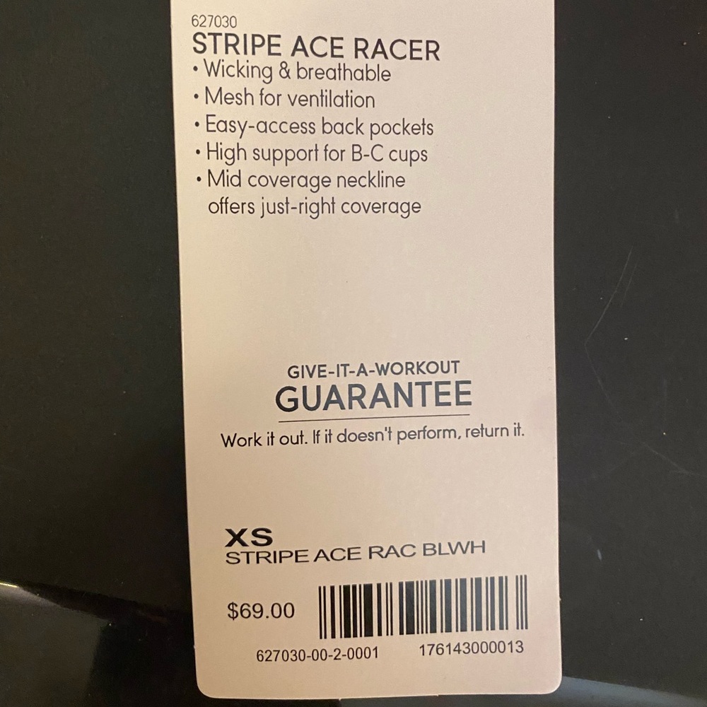 NWT Athleta stripe ace racer tank top - Picture 6 of 7